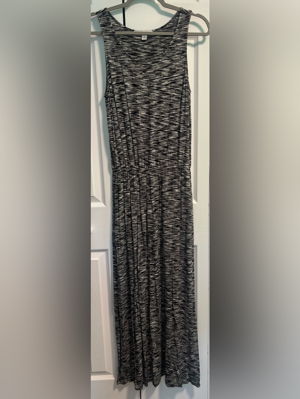 Fourteenth Place Sleeveless Space-Dye Knit Maxi Dress